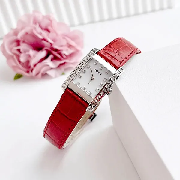 Đồng Hồ Nữ Fendi Classico F701247DDC Case Màu Đỏ Trắng - Đồng hồ - Vua Hàng Hiệu