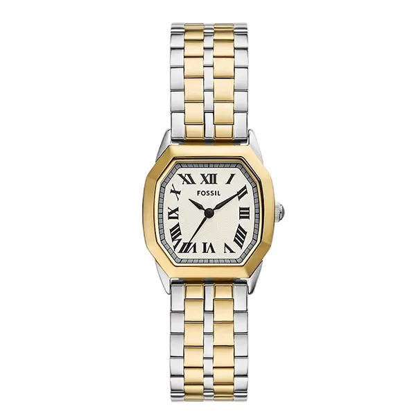 Đồng Hồ Nữ Fossil Harlow Two-Tone Stainless Steel Watch ES5362 Màu Demi (Vàng Gold- Bạc)