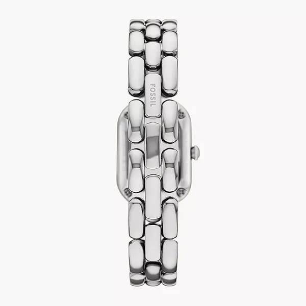 Đồng Hồ Nữ Fossil Sloan Three-Hand Stainless Steel Watch ES5381 Màu Bạc