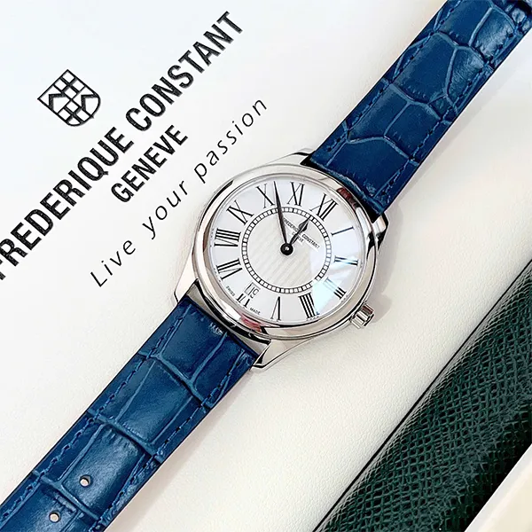 Đồng Hồ Nữ Frederique Constant Classics Ladies Watch FC-220MS3B6 Màu Xanh Phối Bạc - Đồng hồ - Vua Hàng Hiệu