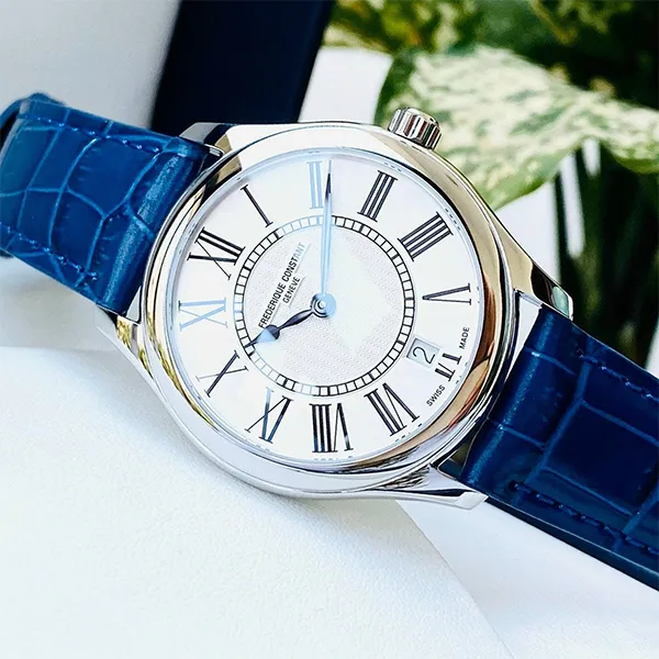 Đồng Hồ Nữ Frederique Constant Classics Ladies Watch FC-220MS3B6 Màu Xanh Phối Bạc - Đồng hồ - Vua Hàng Hiệu