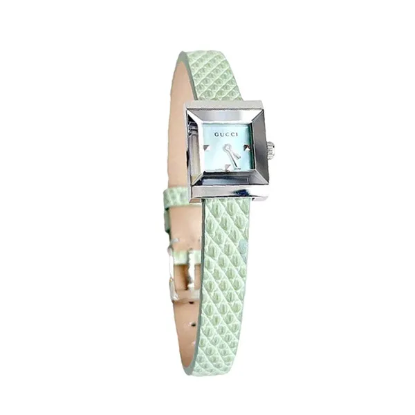 Đồng Hồ Nữ Gucci G-Frame Mini Lady Watch Màu Xanh