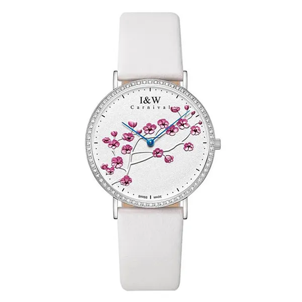 Đồng Hồ Nữ I&W Carnival Watch IW3002L-DD (IW3002L4) Màu Trắng Xám