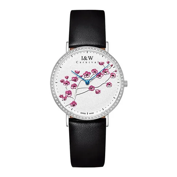 Đồng Hồ Nữ I&W Carnival Watch IW3002L-DD (IW3002L7) Màu Đen - Bạc - Đồng hồ - Vua Hàng Hiệu
