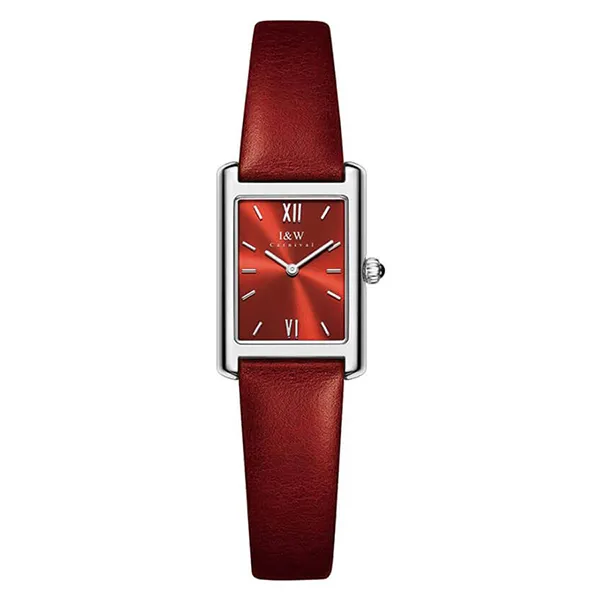 Đồng Hồ Nữ I&W Carnival Watch IW3004L-DD (IW3004L9) Màu Đỏ Thẫm