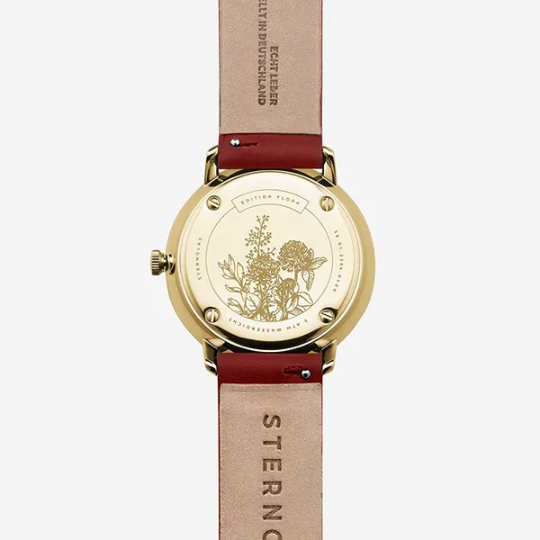 Đồng Hồ Nam Sternglas Naos XS Edition Flora Hibiscus S01-NDF29-KL16 Màu Đỏ - Đồng hồ - Vua Hàng Hiệu