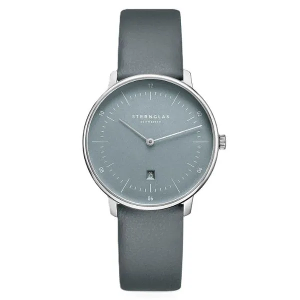 Đồng Hồ Nữ Sternglas Naos XS Edition Flora Ice Blue S01-NDF17-KL10 Màu Xanh Lục
