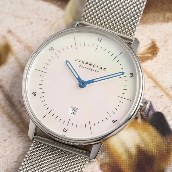 Đồng Hồ Nữ Sternglas Naos XS Edition Mother Of Pearl S01-NDP01-MI01 33mm Màu Bạc - Đồng hồ - Vua Hàng Hiệu