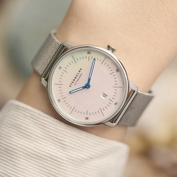 Đồng Hồ Nữ Sternglas Naos XS Edition Mother Of Pearl S01-NDP01-MI01 33mm Màu Bạc - Đồng hồ - Vua Hàng Hiệu