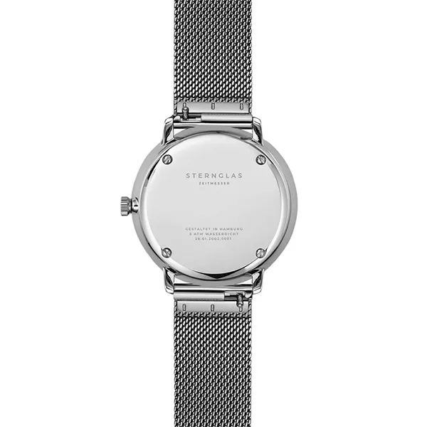 Đồng Hồ Nữ Sternglas Naos XS Silver S01-ND01-MI01 33mm Màu Bạc - Đồng hồ - Vua Hàng Hiệu