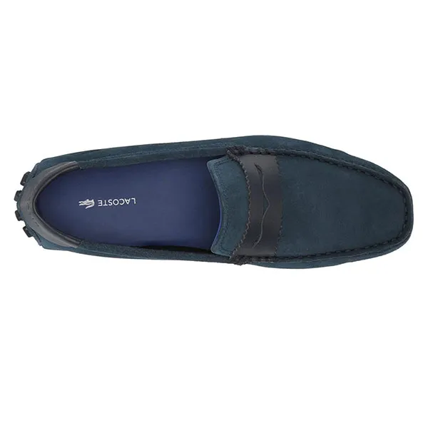 Giày Lười Lacoste Men's Concours Craft Loafer Màu Xanh Đậm Size 8