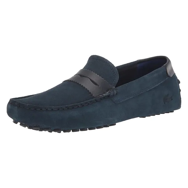 Giày Lười Lacoste Men's Concours Craft Loafer Màu Xanh Đậm Size 8