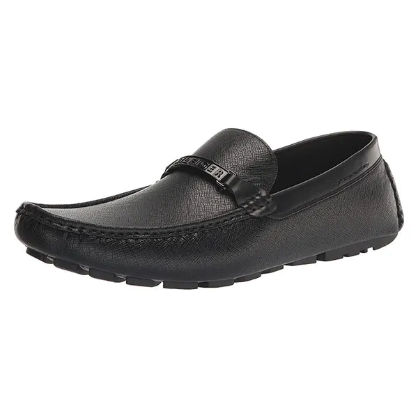Giày Lười Nam Tommy Hilfiger Men's Ancer Driving Style Loafer Shoes Màu Đen Size 9.5 - Giày - Vua Hàng Hiệu