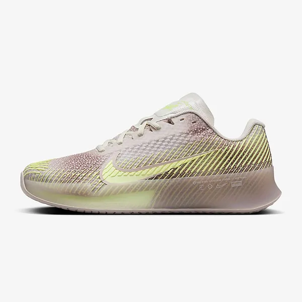 Giày Pickleball Nữ Nike Court Air Zoom Vapor 11 FQ3169-001 Màu Nâu Xanh Size 36.5