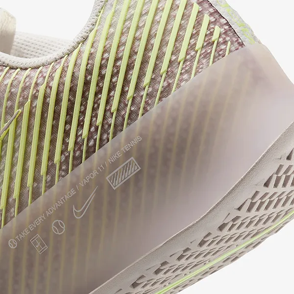 Giày Pickleball Nữ Nike Court Air Zoom Vapor 11 FQ3169-001 Màu Nâu Xanh Size 36.5