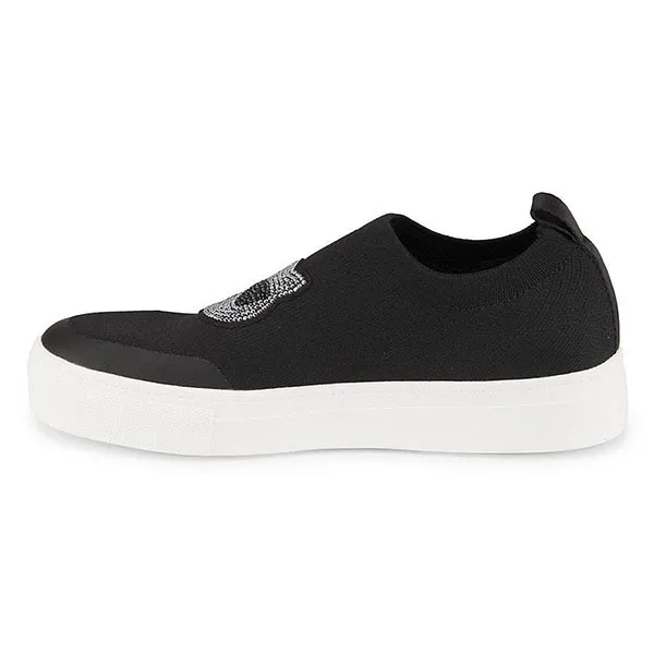 Giày Slip On Karl Lagerfeld Clarke Low Top Embellished Slip On Màu Đen Size 38
