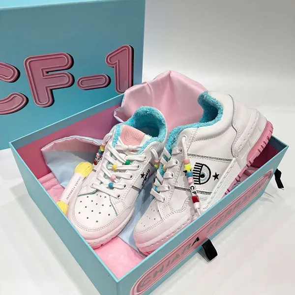 Giày Sneaker Chiara Ferragni 17324284AV Màu Trắng Size 36