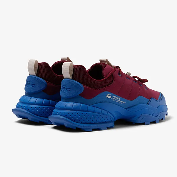 Giày Sneaker Nam Lacoste L-GUARD BREAKER-BURG/BLU 46SMA0084 AIC Màu Xanh Phối Đỏ Size 8