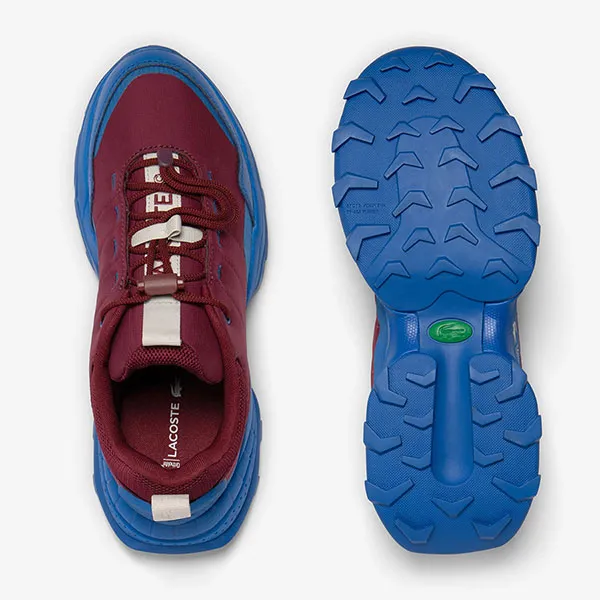 Giày Sneaker Nam Lacoste L-GUARD BREAKER-BURG/BLU 46SMA0084 AIC Màu Xanh Phối Đỏ Size 8