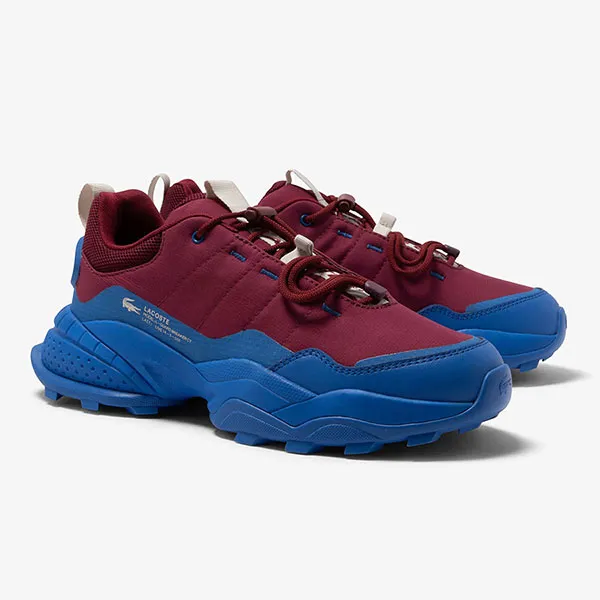 Giày Sneaker Nam Lacoste L-GUARD BREAKER-BURG/BLU 46SMA0084 AIC Màu Xanh Phối Đỏ Size 8