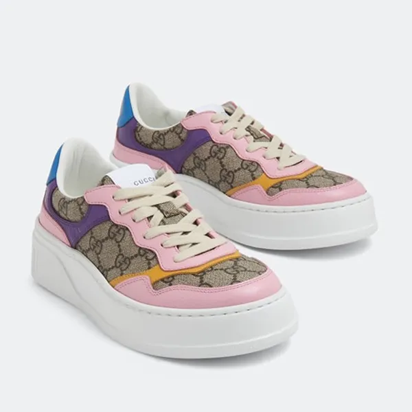 Giày Sneaker Nữ Gucci GG Supreme Canvas Beige 726850-FABAW-9785 Phối Màu Size 35