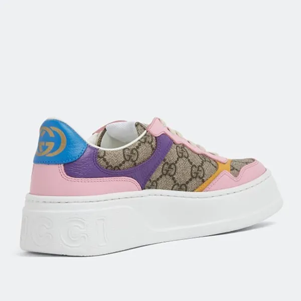 Giày Sneaker Nữ Gucci GG Supreme Canvas Beige 726850-FABAW-9785 Phối Màu Size 35