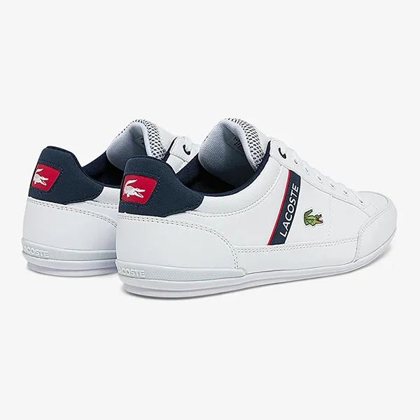 Giày Thể Thao Lacoste Chaymon Textile And Synthetic Trainers 40CMA0067 407 Màu Xanh Trắng Size 42