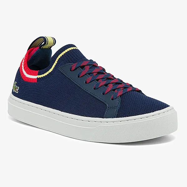 Giày Thể Thao Lacoste La Piquée Textile Sneakers 42CFA0023 144 Màu Xanh Navy Size 40.5