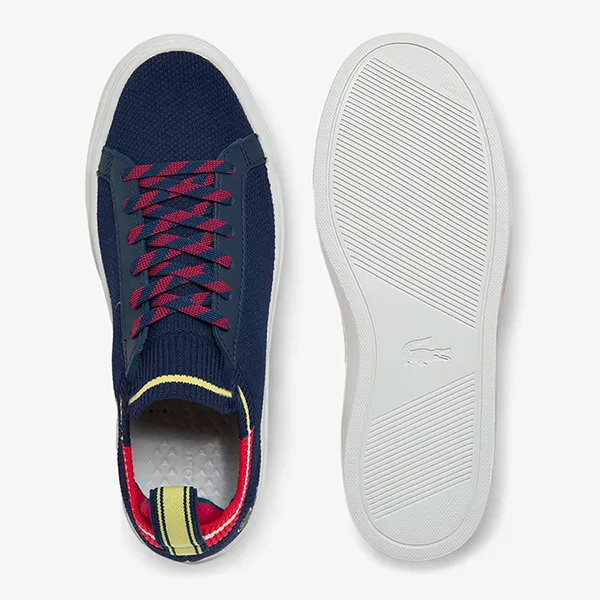 Giày Thể Thao Lacoste La Piquée Textile Sneakers 42CFA0023 144 Màu Xanh Navy Size 40.5
