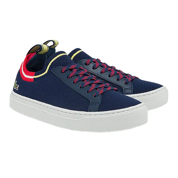 Giày Thể Thao Lacoste La Piquée Textile Sneakers 42CFA0023 144 Màu Xanh Navy Size 40.5