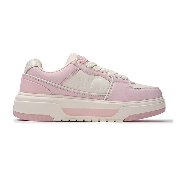 Giày Thể Thao MLB Korea Chunky Liner Classic Mono New York Yankees Pink 3ASXCMN4N-50PKS Màu Hồng Trắng Size 250 - Giày - Vua Hàng Hiệu