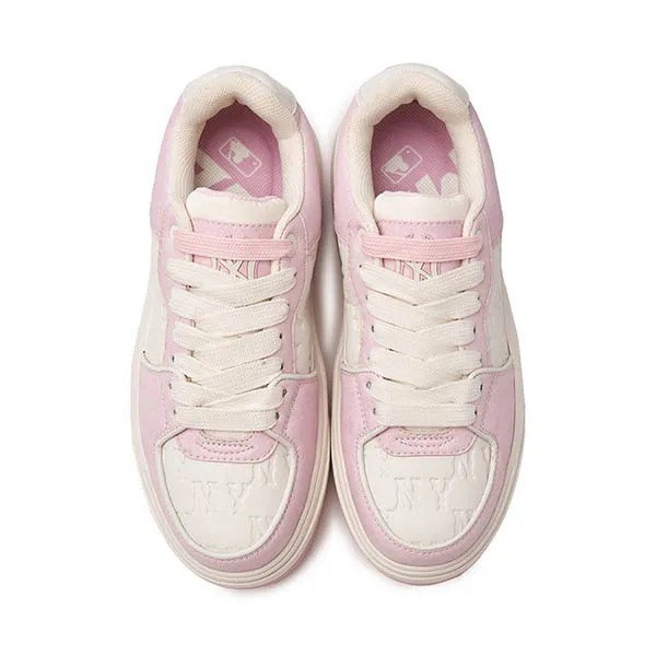 Giày Thể Thao MLB Korea Chunky Liner Classic Mono New York Yankees Pink 3ASXCMN4N-50PKS Màu Hồng Trắng Size 250 - Giày - Vua Hàng Hiệu