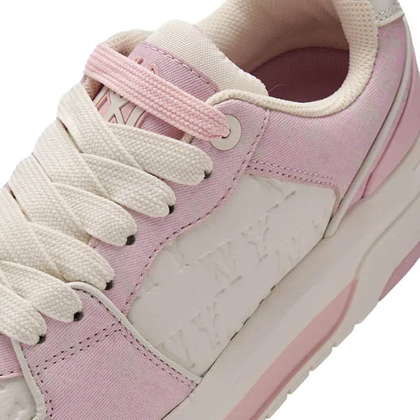Giày Thể Thao MLB Korea Chunky Liner Classic Mono New York Yankees Pink 3ASXCMN4N-50PKS Màu Hồng Trắng Size 250 - Giày - Vua Hàng Hiệu