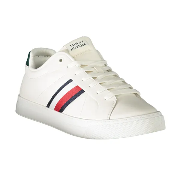 Giày Thể Thao Nam Tommy Hilfiger Sneakers FM0FM05163_BIYBH Màu Trắng Size 41
