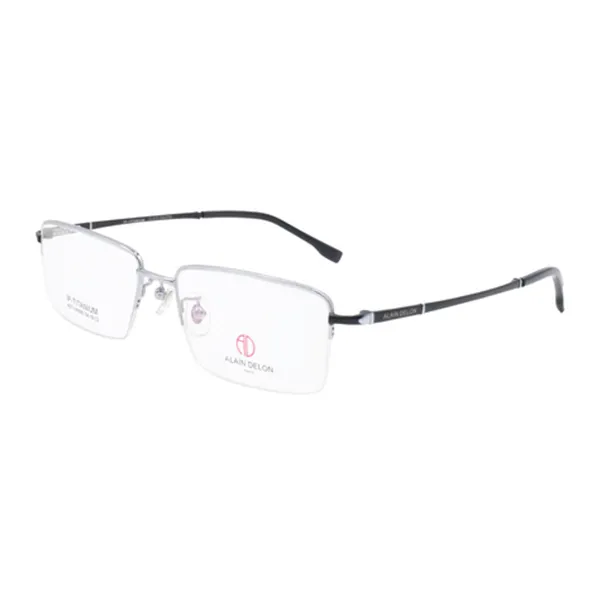 Gọng Kính Nam Alain Delon Rectangle ADTLR8987 C3 Màu Đen - Kính mắt - Vua Hàng Hiệu