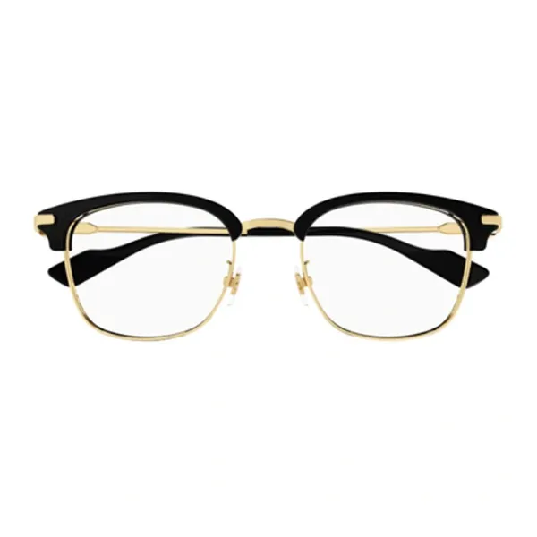 Gọng Kính Nam Gucci Browline GG1606OK 002 Màu Đen Vàng - Kính mắt - Vua Hàng Hiệu