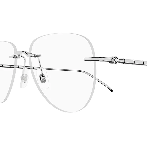 Gọng Kính Nam Montblanc MB0312O 001 Màu Bạc - Kính mắt - Vua Hàng Hiệu