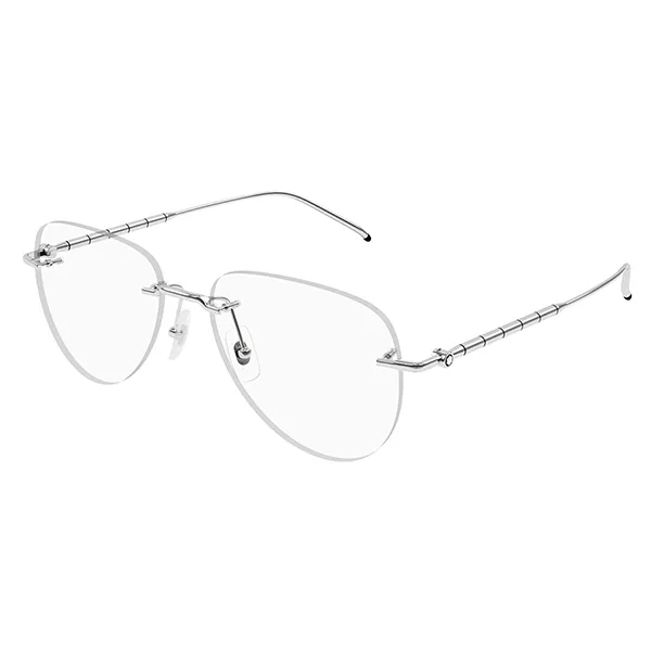 Gọng Kính Nam Montblanc MB0312O 001 Màu Bạc - Kính mắt - Vua Hàng Hiệu