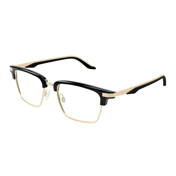 Gọng Kính Nam Puma PU0411O 001 Màu Vàng Đen