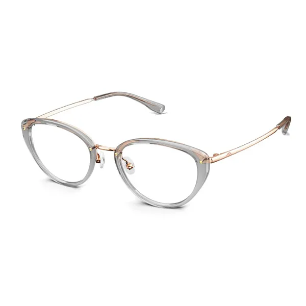Gọng Kính Nữ Molsion Cat Eye MJ6200 B16 Màu Xám Phối Vàng Hồng