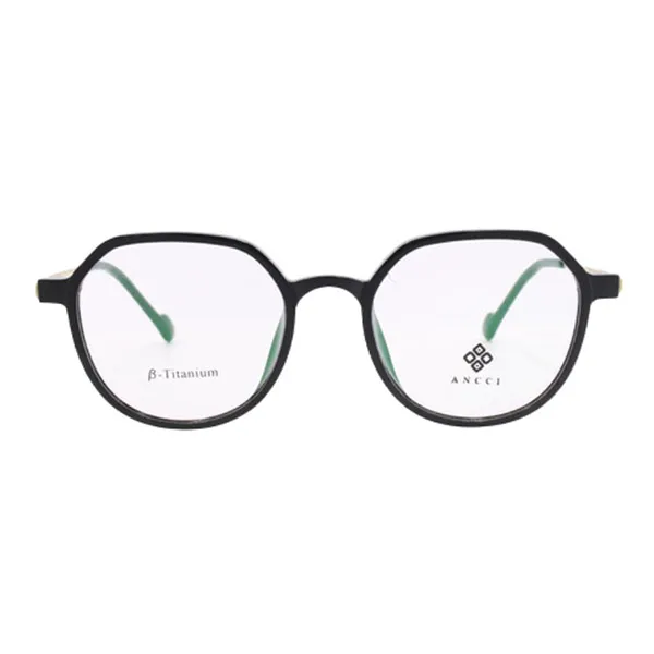 Gọng Kính Unisex Ancci AC34601 C1 Màu Đen - Kính mắt - Vua Hàng Hiệu