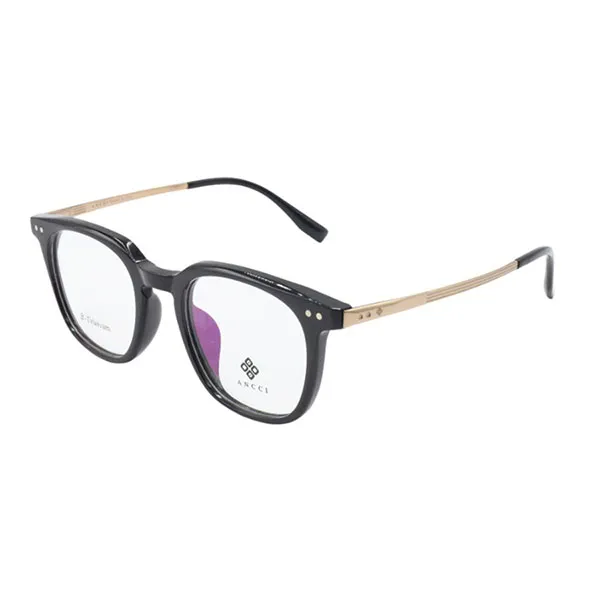 Gọng Kính Unisex Ancci AC34602 C1 Màu Đen - Kính mắt - Vua Hàng Hiệu
