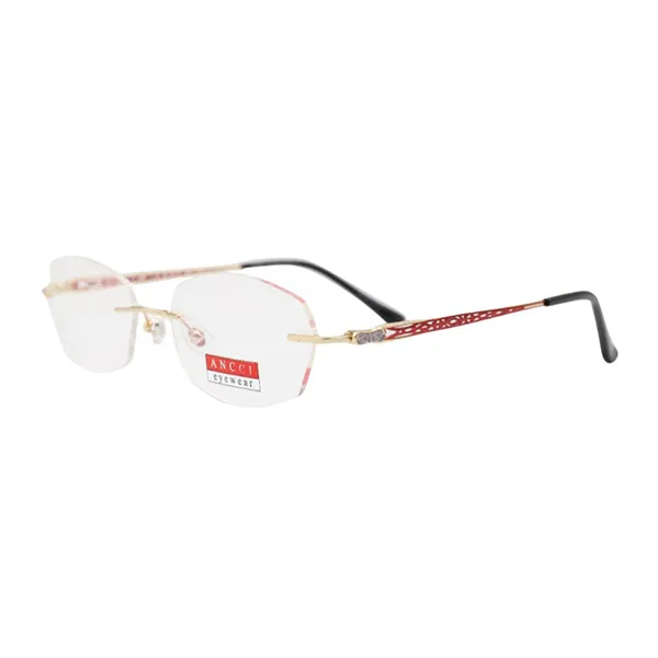 Gọng Kính Unisex Ancci ACJ85749 C1 Màu Đỏ - Kính mắt - Vua Hàng Hiệu