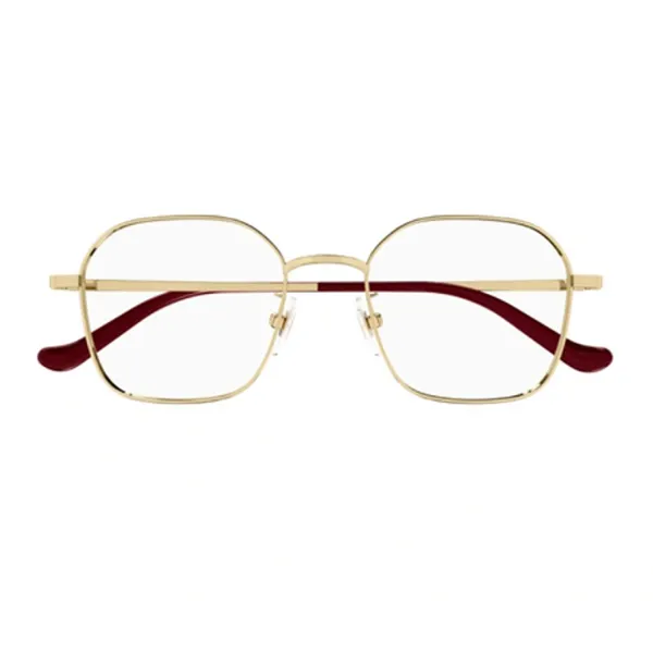 Gọng Kính Unisex Gucci Square GG1611OA 003 Màu Vàng Gold - Kính mắt - Vua Hàng Hiệu