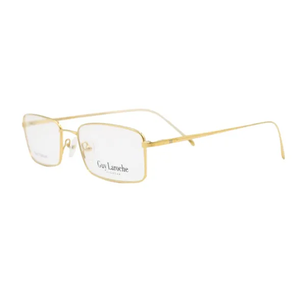 Gọng Kính Unisex Guy Laroche Rectangle GL91202XF GP Màu Vàng Gold - Kính mắt - Vua Hàng Hiệu