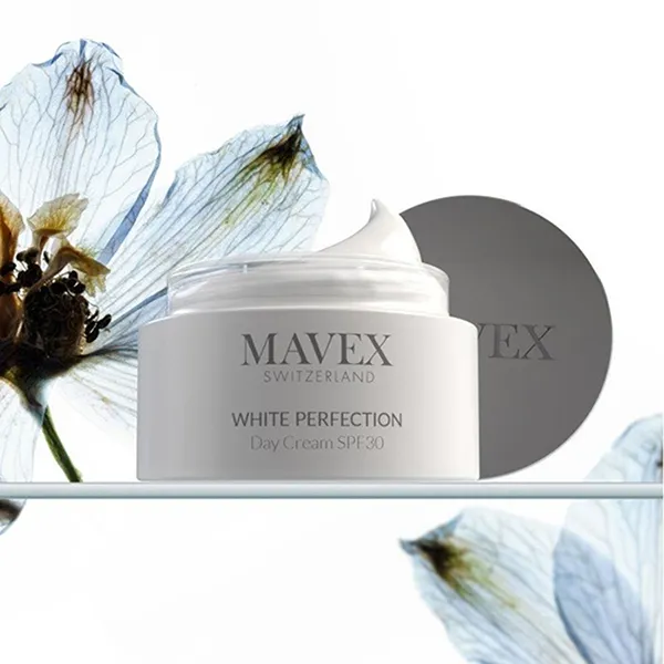 Kem Dưỡng Trắng Da Ban Ngày Mavex White Perfection SPF30 Hỗ Trợ Giảm Dấu Hiệu Lão Hoá, Mờ Thâm 50ml