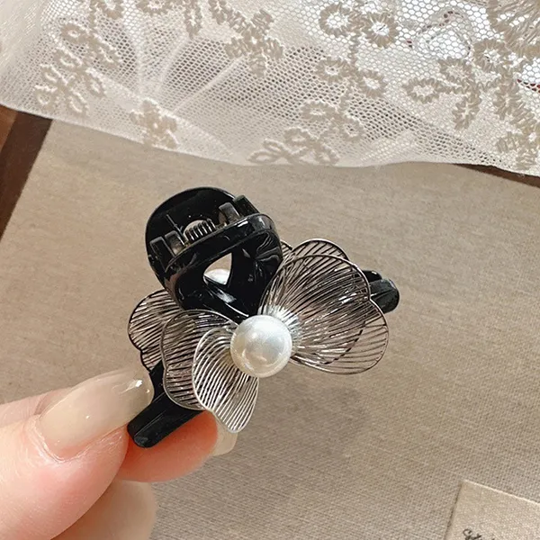 Kẹp Tóc Nữ Kya Jewel Bow Pearl HC132 Màu Đen - Phụ kiện - Vua Hàng Hiệu