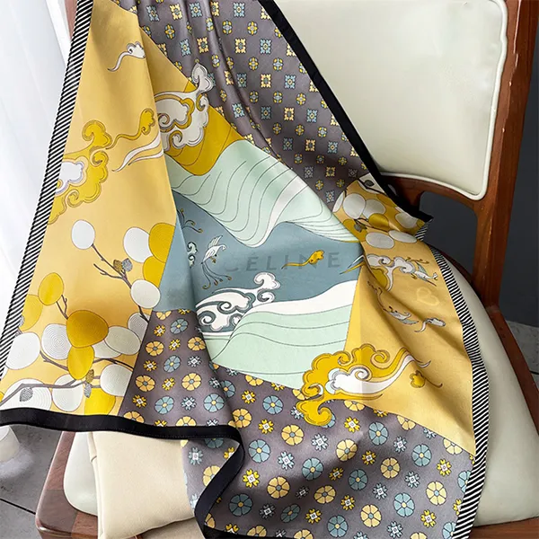 Khăn Choàng Nữ Kya Jewel Chic Pattern SC37 Phối Màu - Thời trang - Vua Hàng Hiệu