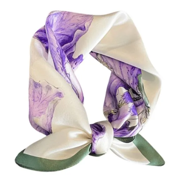Khăn Choàng Nữ Kya Jewel Imperial Iris SC56 Màu Trắng - Thời trang - Vua Hàng Hiệu