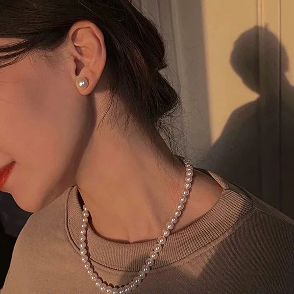 Khuyên Tai Nữ Kya Jewel Basic 7mm Màu Trắng - Trang sức - Vua Hàng Hiệu
